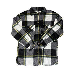 H&M Kids Checked Cotton Flannel Shacket – Size 14Y+